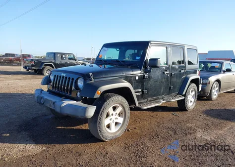 2017 Jeep Wrangler Unlimited Sport из США, поврежденный, VIN 1C4BJWDG9HL502273